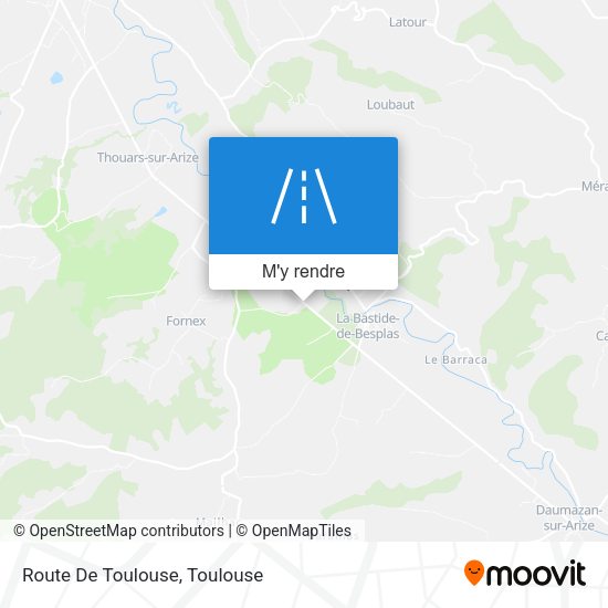Route De Toulouse plan