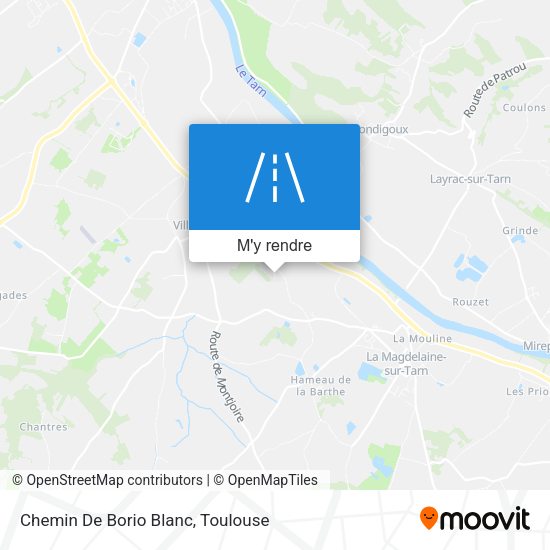 Chemin De Borio Blanc plan