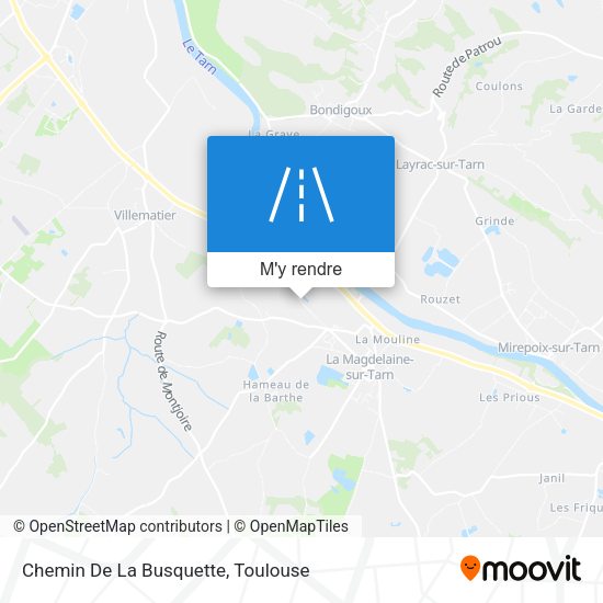 Chemin De La Busquette plan