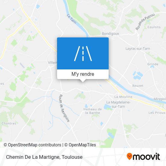 Chemin De La Martigne plan