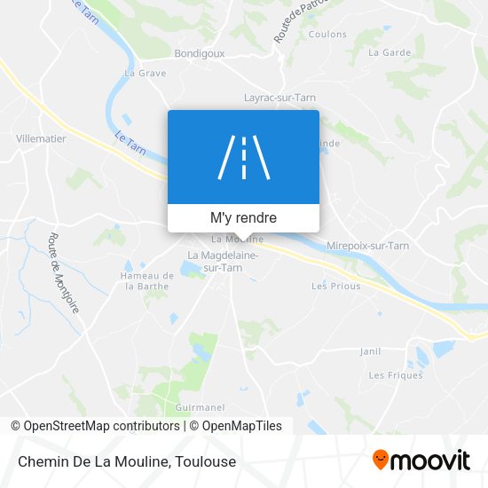 Chemin De La Mouline plan