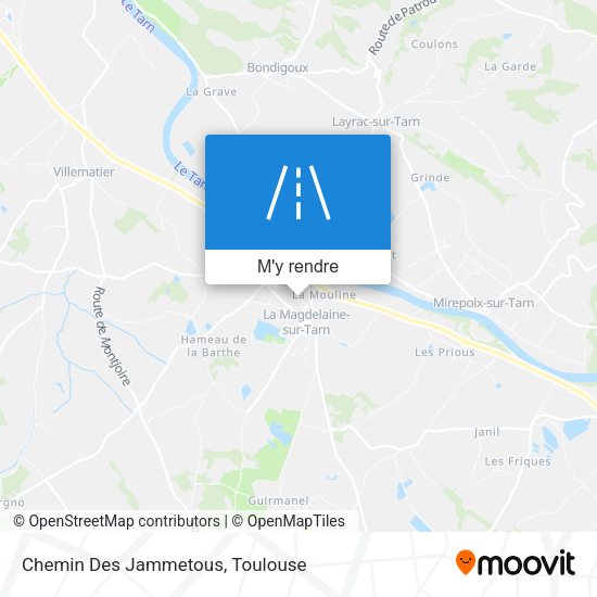 Chemin Des Jammetous plan