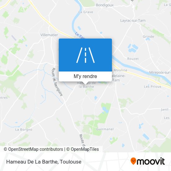 Hameau De La Barthe plan