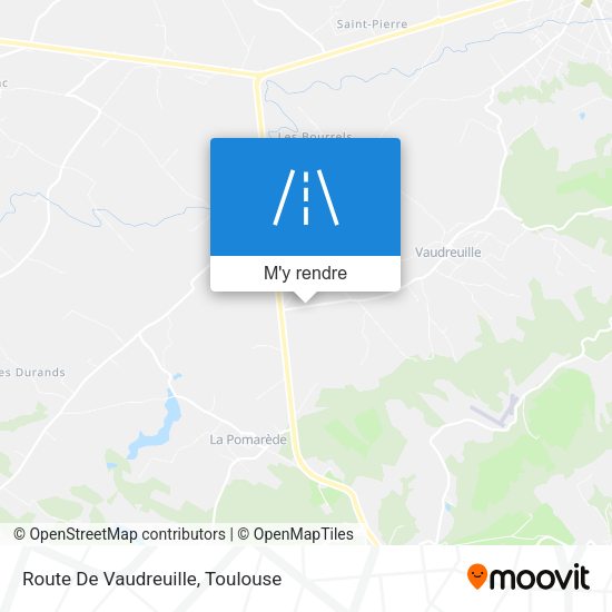 Route De Vaudreuille plan