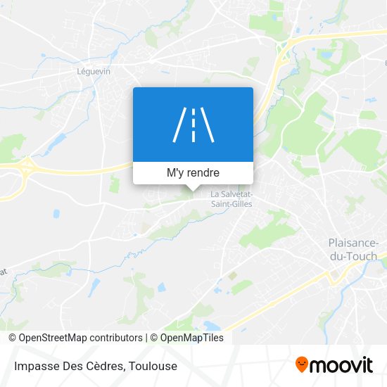 Impasse Des Cèdres plan