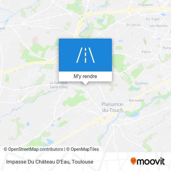 Impasse Du Château D'Eau plan