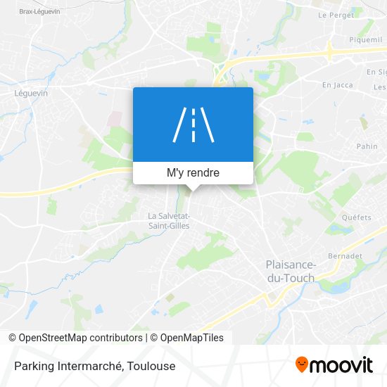Parking Intermarché plan