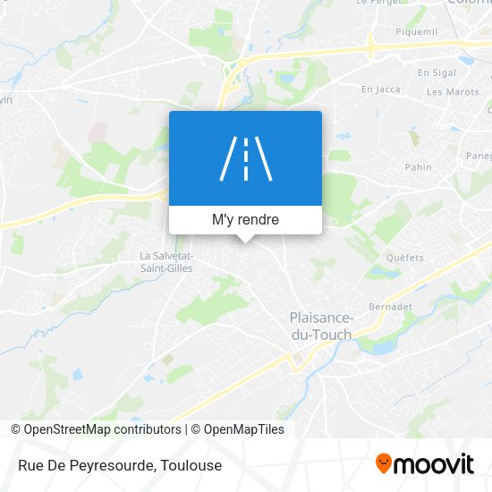 Rue De Peyresourde plan