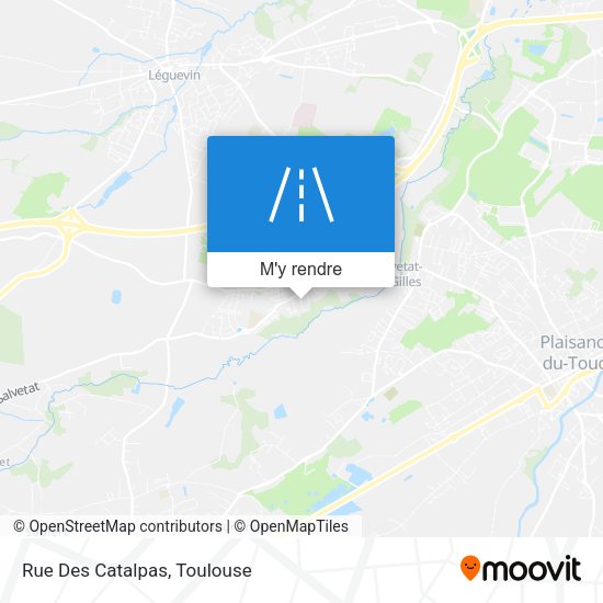 Rue Des Catalpas plan