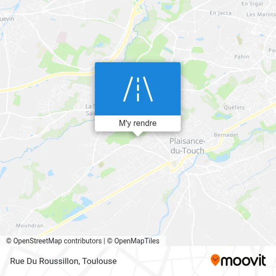 Rue Du Roussillon plan