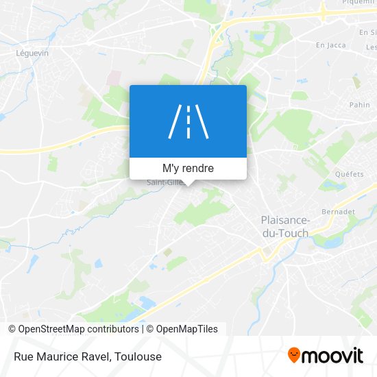 Rue Maurice Ravel plan
