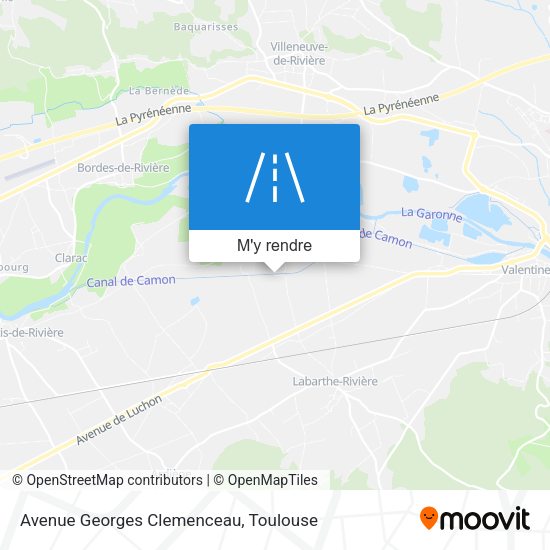 Avenue Georges Clemenceau plan