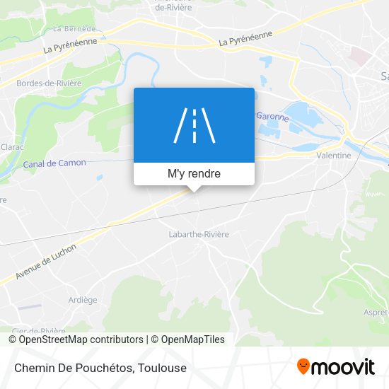 Chemin De Pouchétos plan