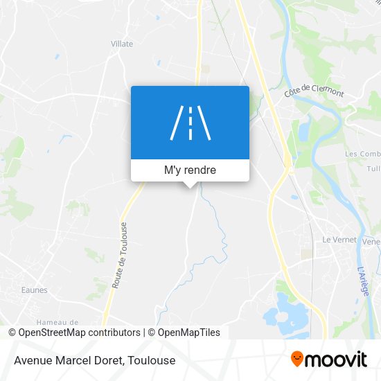 Avenue Marcel Doret plan