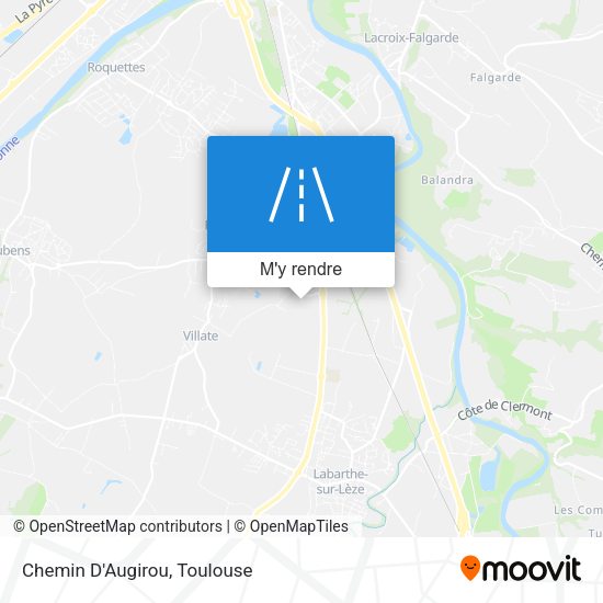 Chemin D'Augirou plan