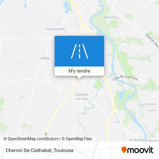 Chemin De Cailhabat plan