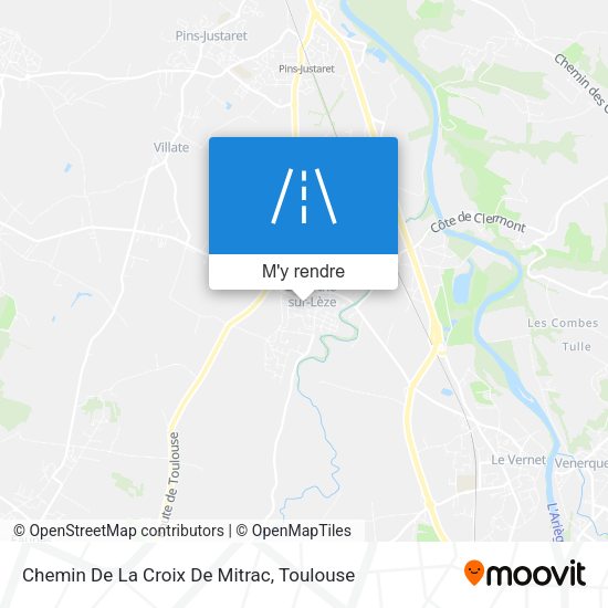 Chemin De La Croix De Mitrac plan