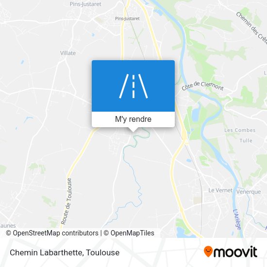 Chemin Labarthette plan