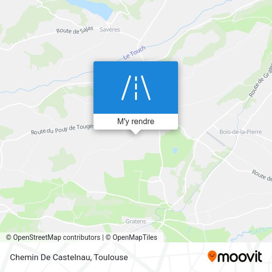 Chemin De Castelnau plan