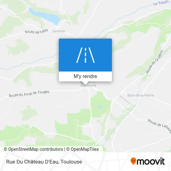 Rue Du Château D'Eau plan