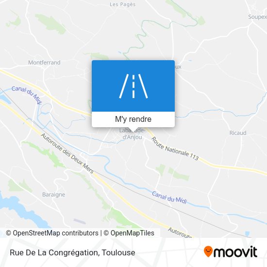 Rue De La Congrégation plan