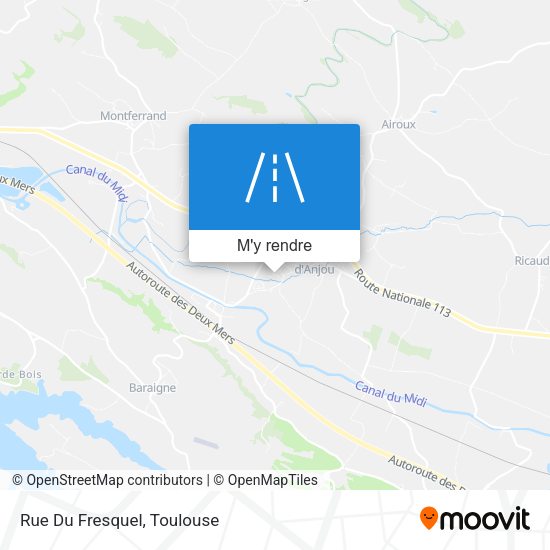 Rue Du Fresquel plan