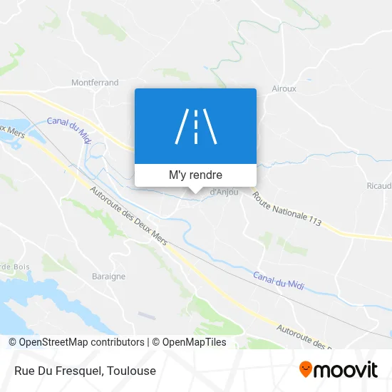 Rue Du Fresquel plan