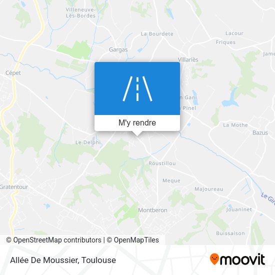 Allée De Moussier plan