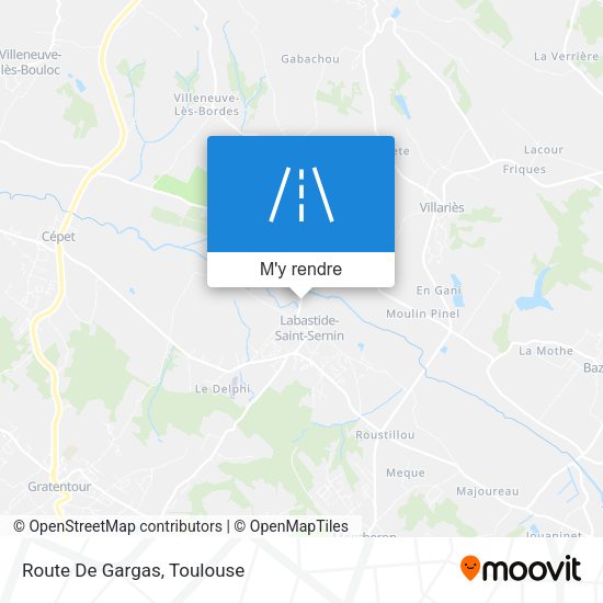 Route De Gargas plan