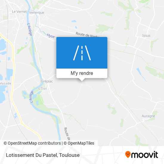 Lotissement Du Pastel plan