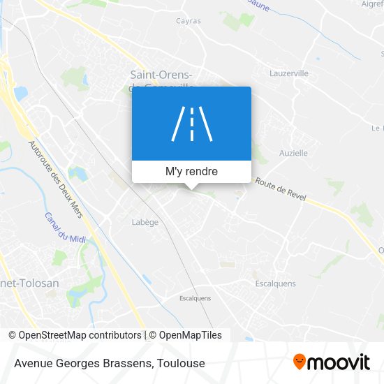 Avenue Georges Brassens plan
