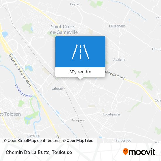 Chemin De La Butte plan