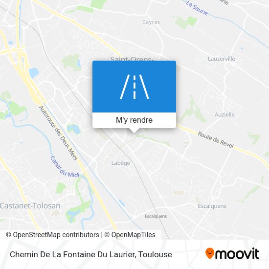 Chemin De La Fontaine Du Laurier plan