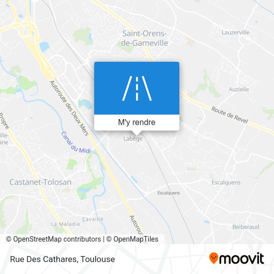Rue Des Cathares plan
