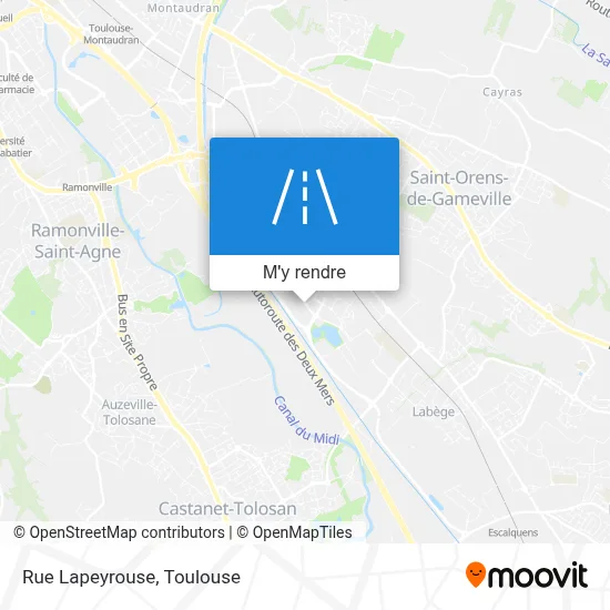 Rue Lapeyrouse plan
