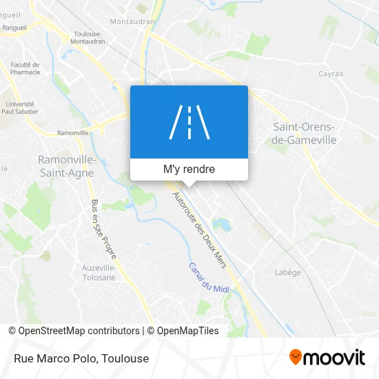 Rue Marco Polo plan