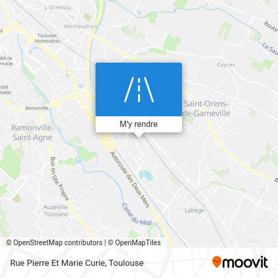 Rue Pierre Et Marie Curie plan
