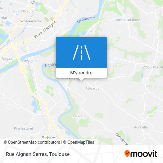 Rue Aignan Serres plan