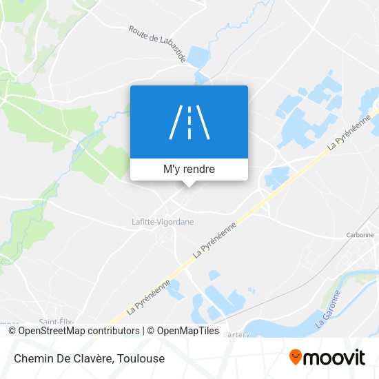 Chemin De Clavère plan