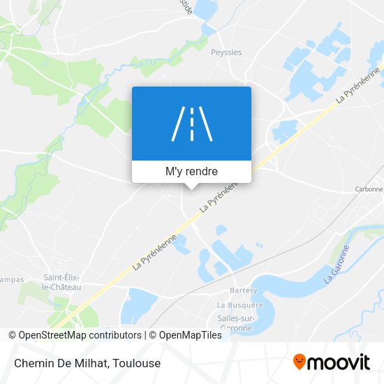 Chemin De Milhat plan