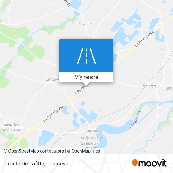 Route De Lafitte plan