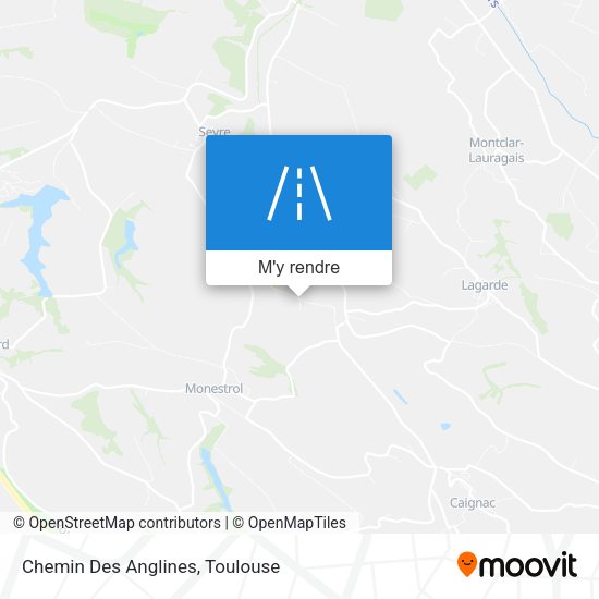 Chemin Des Anglines plan