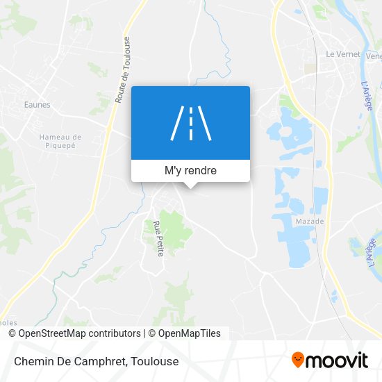 Chemin De Camphret plan
