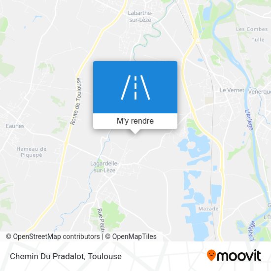 Chemin Du Pradalot plan