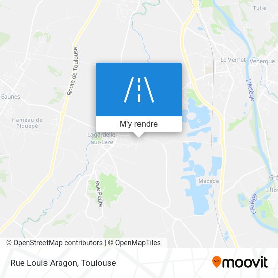 Rue Louis Aragon plan