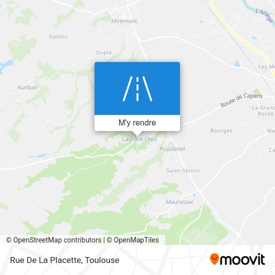 Rue De La Placette plan