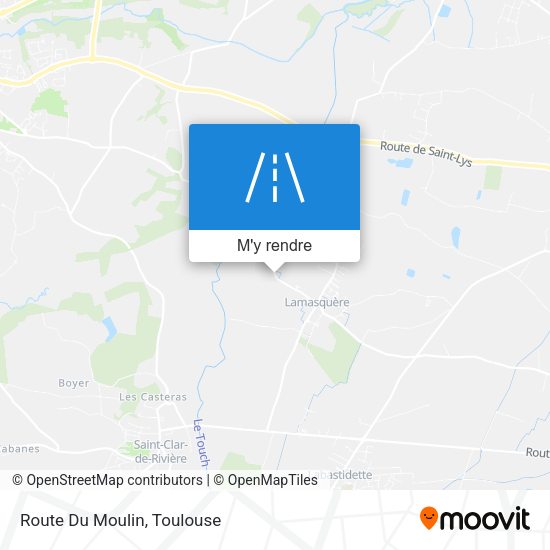 Route Du Moulin plan