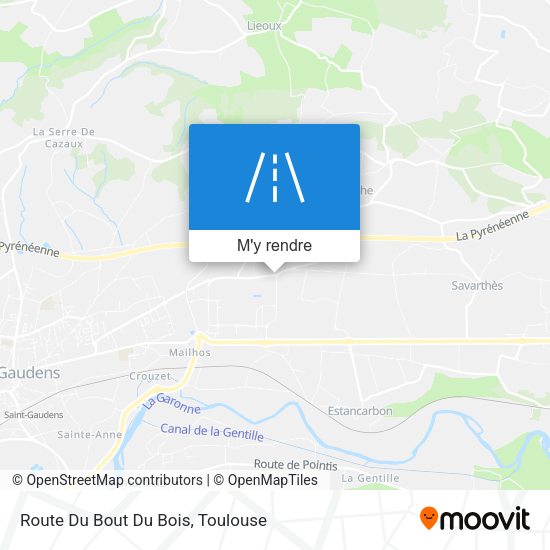 Route Du Bout Du Bois plan