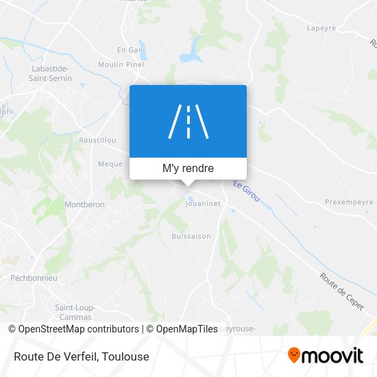 Route De Verfeil plan