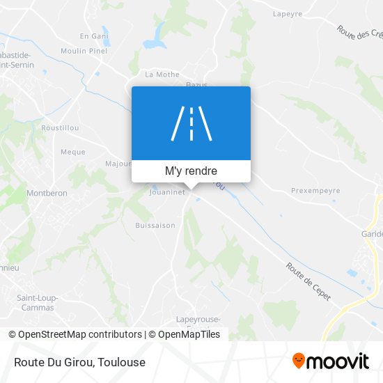 Route Du Girou plan